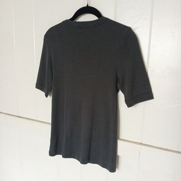 Macphee TOMORROWLAND Mens Crew Neck Cut & Sewn T-Shirt Gray Small Made in Japan - Picture 4 of 10